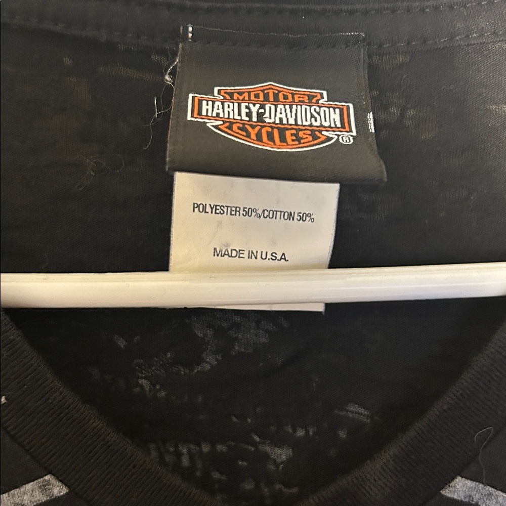 Harley-Davidson Cocoa Beach FL Black Graphic V-Neck L Ride the Legend (188) - Picture 2 of 6